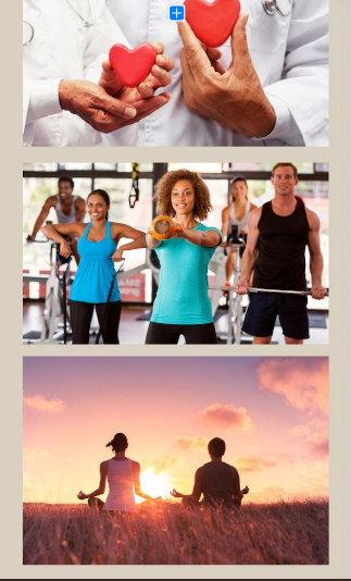 Doctors, People in a gym, Couple metditating